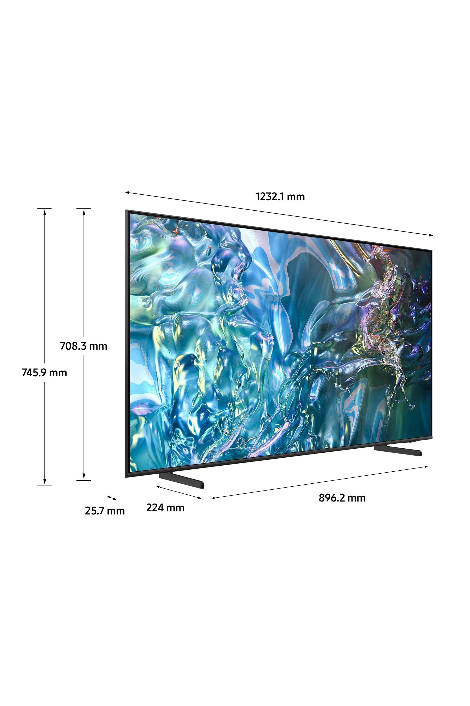 Televisor Samsung Qled Tq55q64dau 55' Ultra Hd 4k Smart Tv Wifi