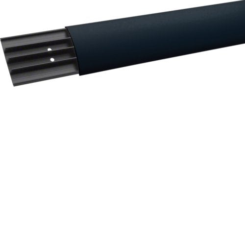 Hager Aufbodenkanal Sl1807507021 M.4kammern Pvc 18x75mm Anthrazit