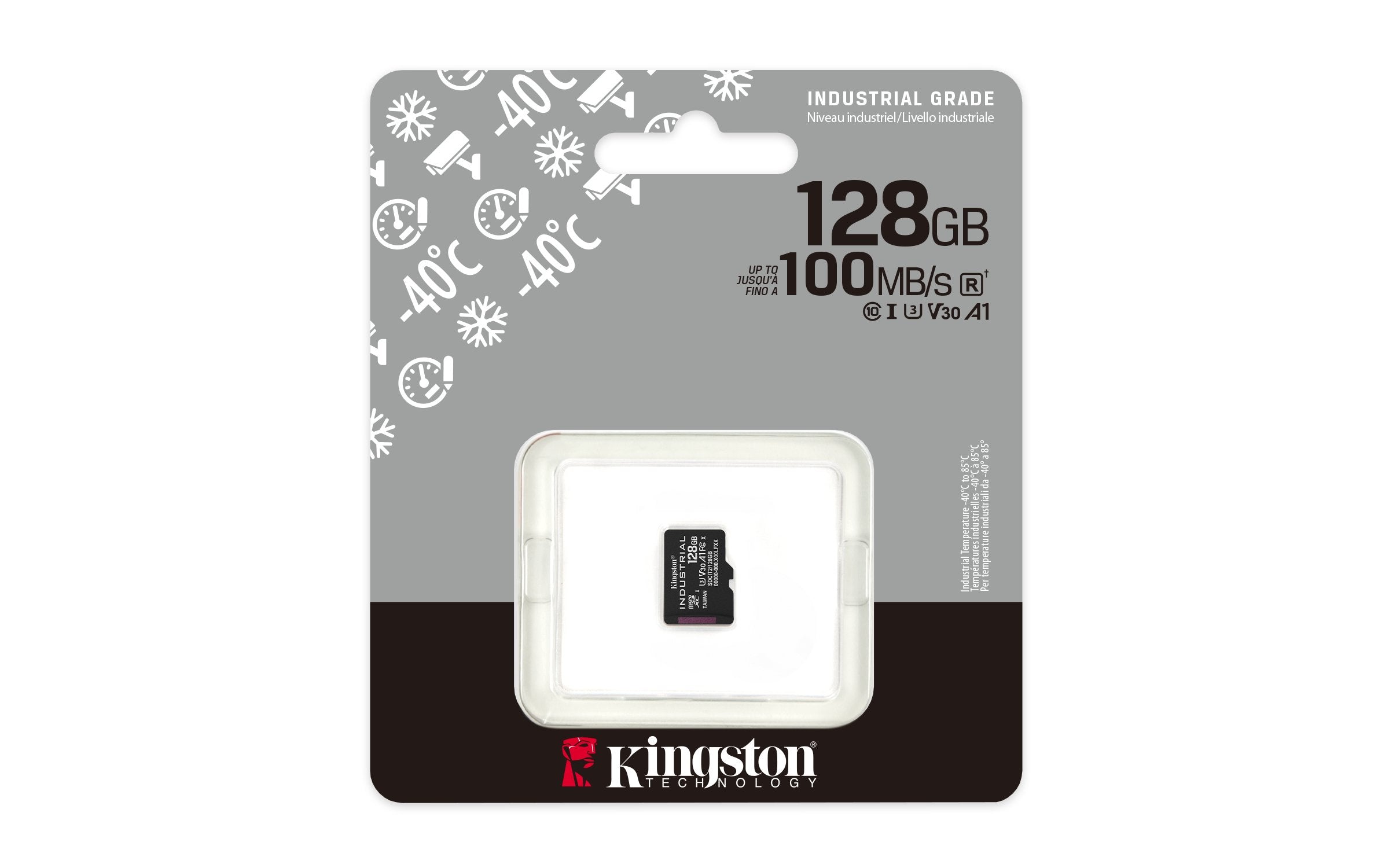 Card Kingston Ind. Microsd 128gb Pslc