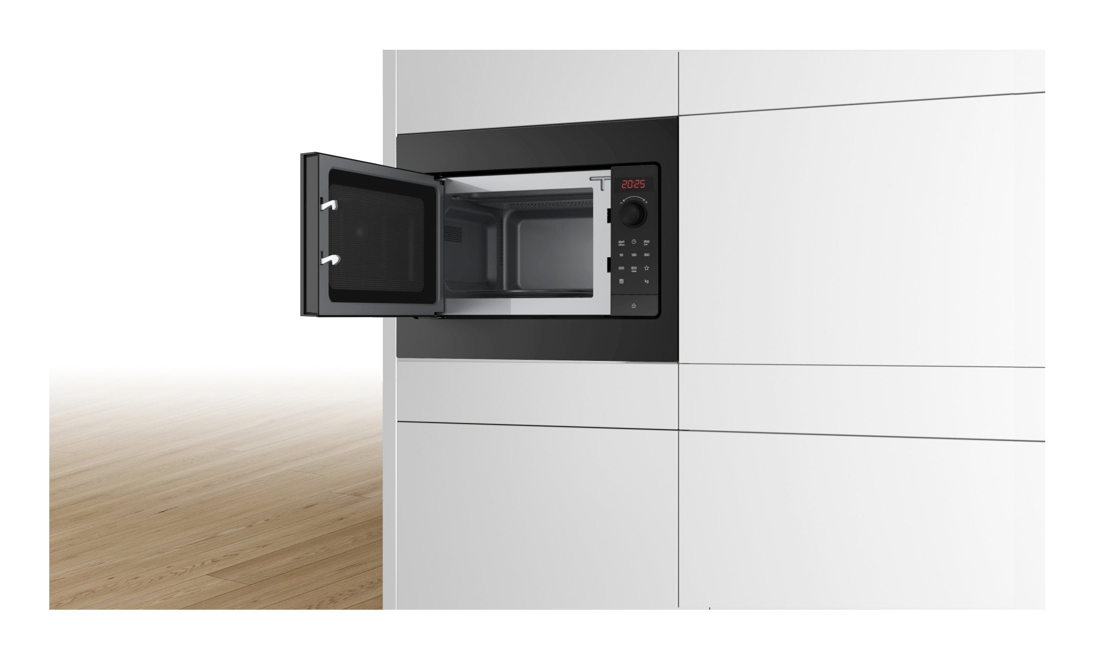 Bosch Home Bfl523mb4 Serie 2, Microondas Negro Bfl523mb4