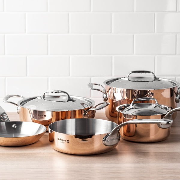 De Buyer Prima Matera Saucepot Copper/Steel 24 Cm Induction Cacerola