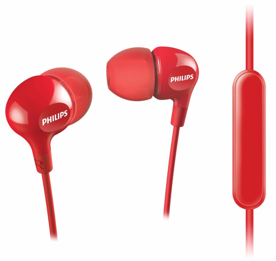 EAN 6951613981580 - Philips SHE3555RD Auriculares Alámbrico Dentro de oído Llamadas/Música Rojo imagen 1