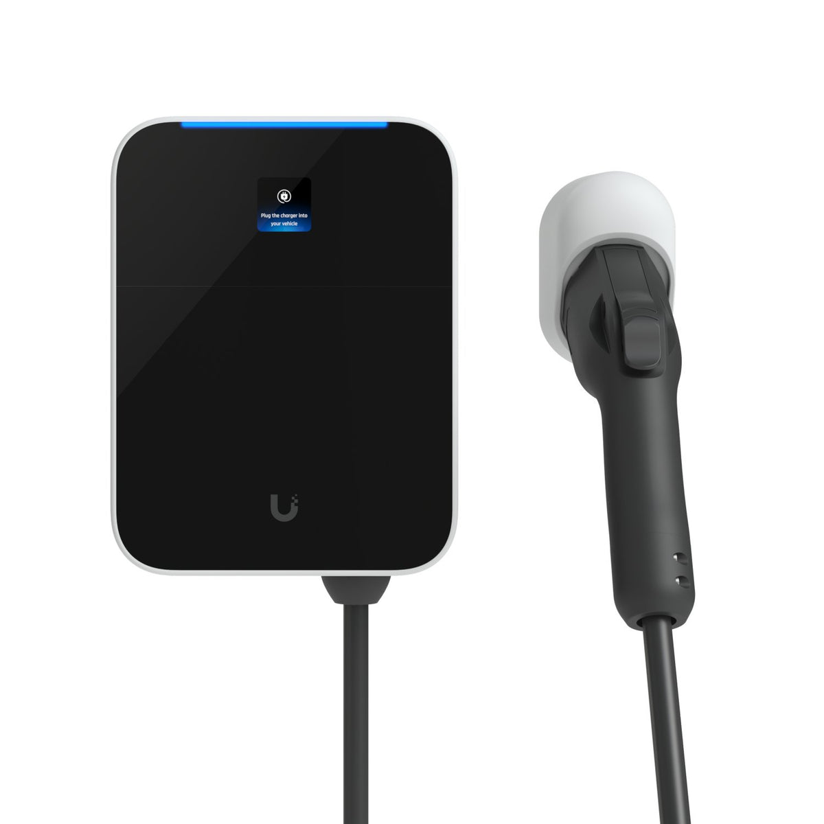 EAN 0810084698303 - Ubiquiti EV Station Lite Blanco, Negro Policarbonato (PC) Pared 1 Pantalla incorporada 4,32 cm (1.7") imagen 1
