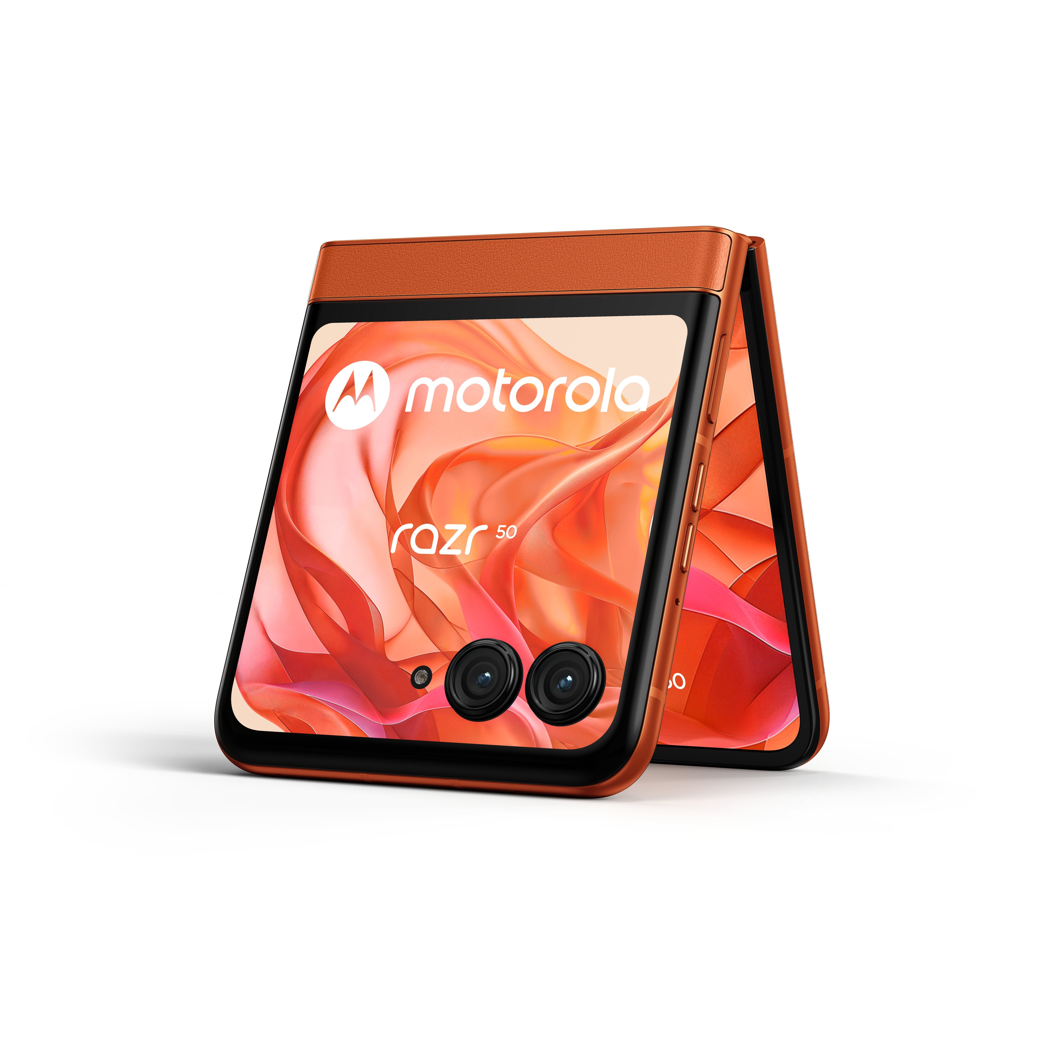 EAN 0840023274718 - Motorola razr 50 17,5 cm (6.9") SIM doble Android 14 5G USB Tipo C 8 GB 256 GB 4200 mAh Naranja imagen 12