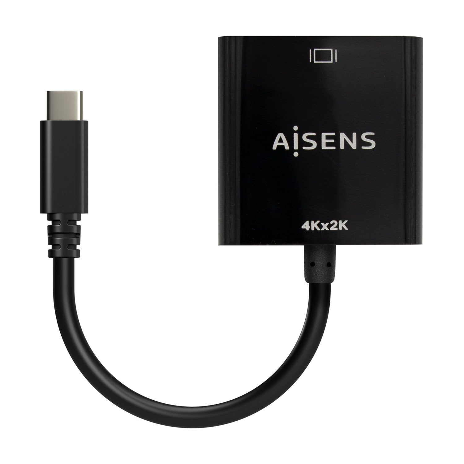 Aisens Conversor Usb-C A Hdmi 4k@30hz - Usb-C/M-Hdmi/H - 15cm - Negro