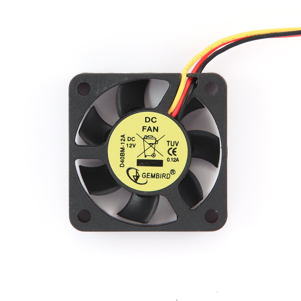 EAN 8716309058599 - Gembird D40BM-12A sistema de refrigeración para ordenador Carcasa del ordenador Ventilador 4 cm Negro imagen 1