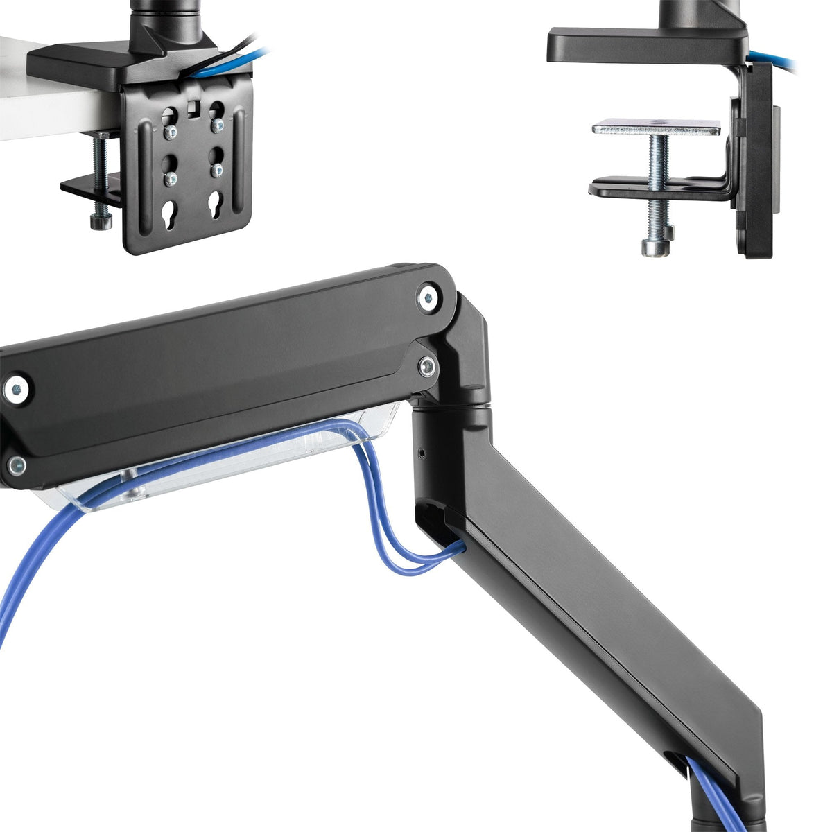 Soporte De Escritorio Inline Con Elevador Y Usb 3.0, Móvil, Para 3 Pantallas De Hasta 27" Máx. 3x6kg