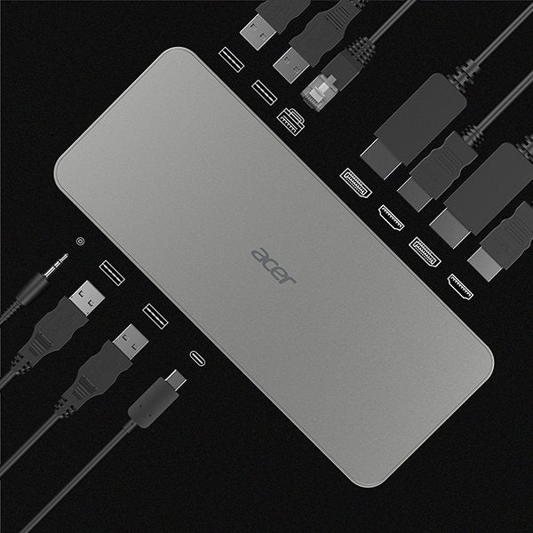 EAN 4710886357605 - Acer USB Type-C Docking Station D501 Acoplamiento USB 3.2 Gen 1 (3.1 Gen 1) Type-C Gris imagen 14