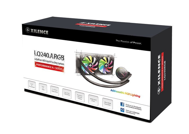 EAN 4044953502545 - Xilence LiQuRizer LQ240RGB Procesador Sistema de refrigeración líquida todo en uno 1 pieza(s) imagen 2
