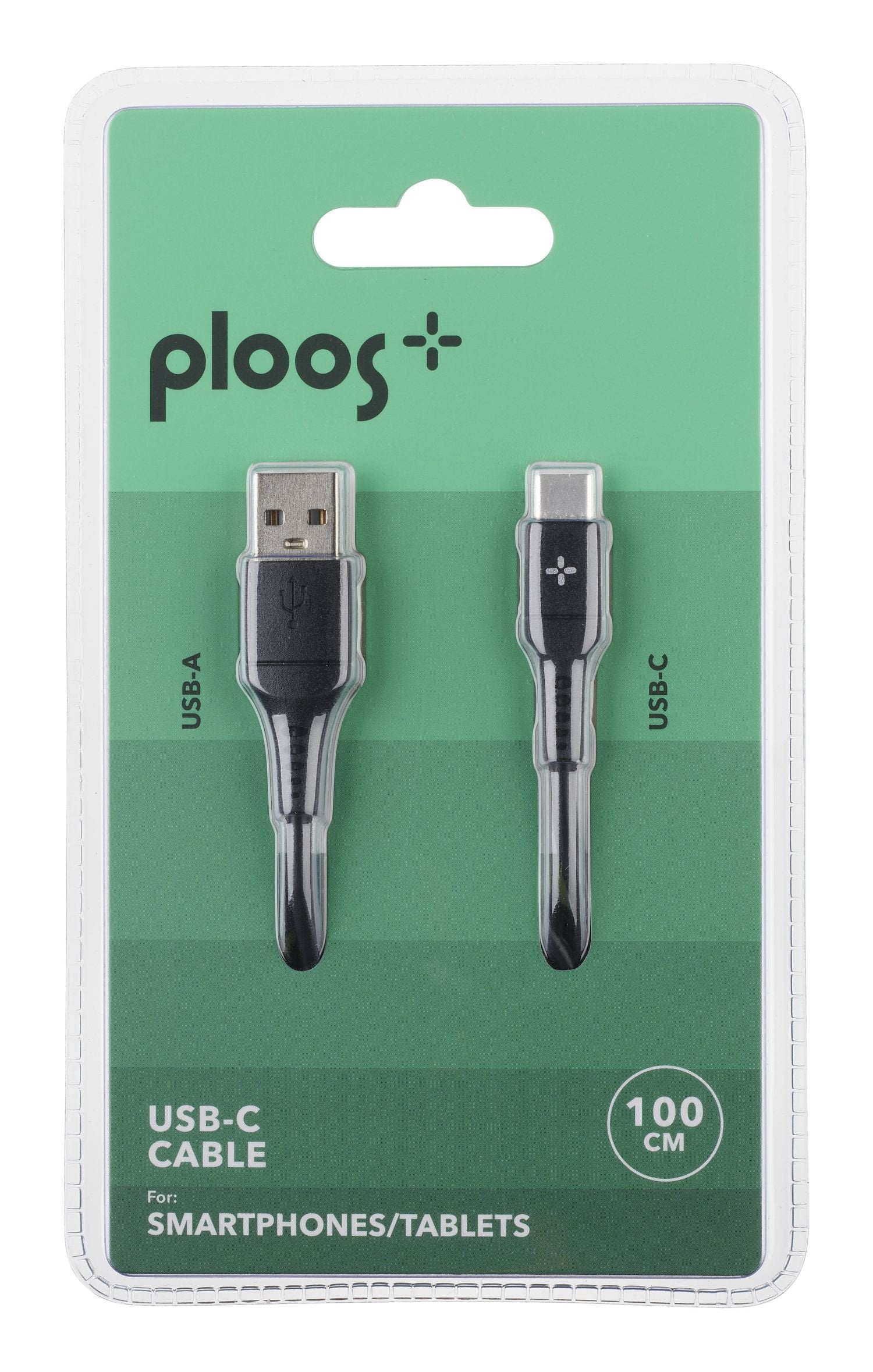Cellularline Ploos Cavo Usb-A A Usb-C 1m Nero