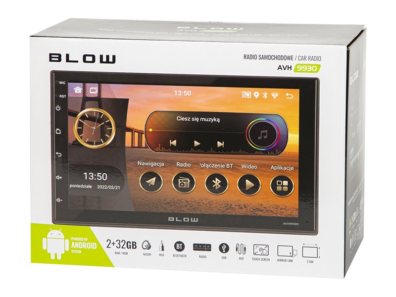 EAN 5900804124771 - BLOW AVH-9930 Negro Wifi 200 W Bluetooth imagen 3
