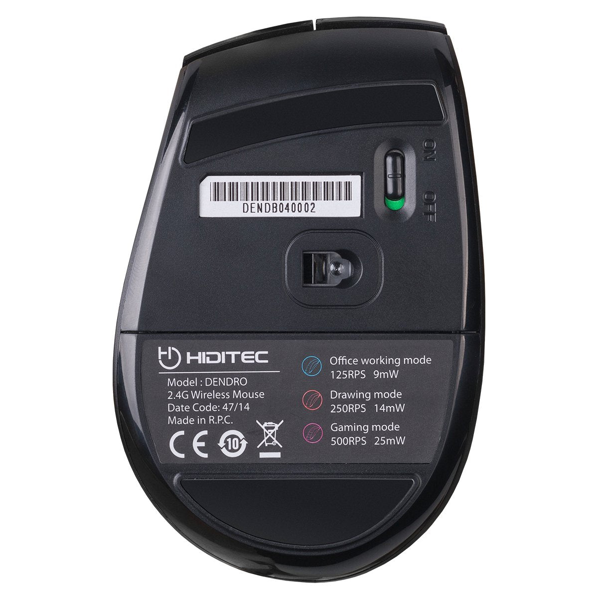 EAN 8436545690567 - Hiditec Dendro ratón Oficina mano derecha RF inalámbrico Óptico 2000 DPI imagen 2
