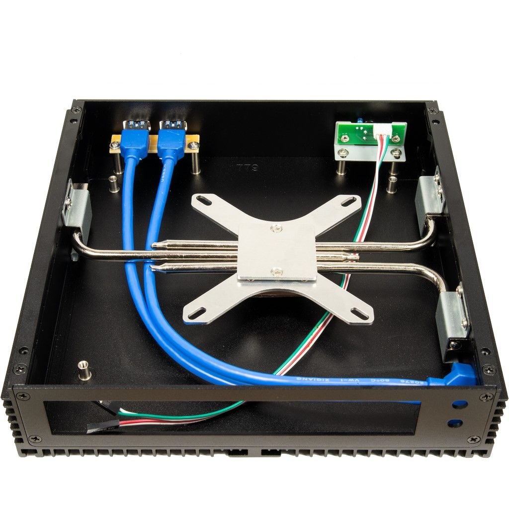 Caja Pc Inter-Tech Mini Itx Ip-40 Negro 2xusb 3.0 58x235x200mm 88887371