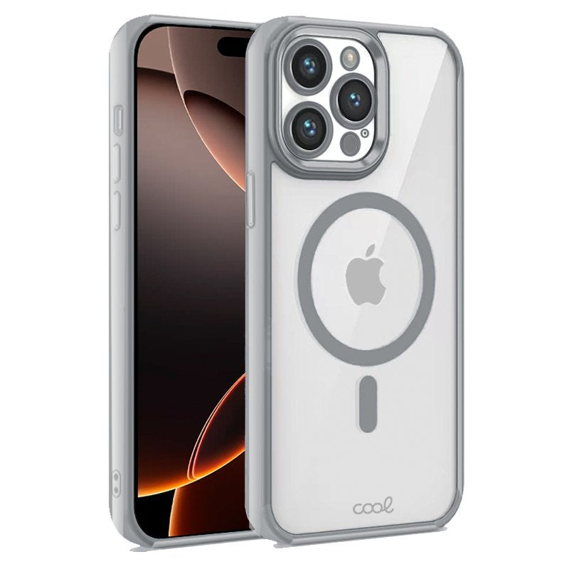 Funda Cool Iphone 16 Pro Max Mag Plata