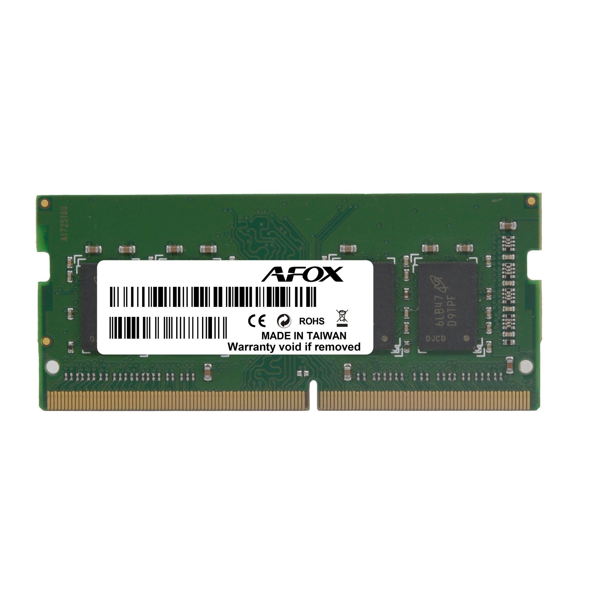 EAN 4897033781220 - AFOX AFSD38BK1L módulo de memoria 8 GB 1 x 8 GB DDR3L 204-pin SO-DIMM imagen 1
