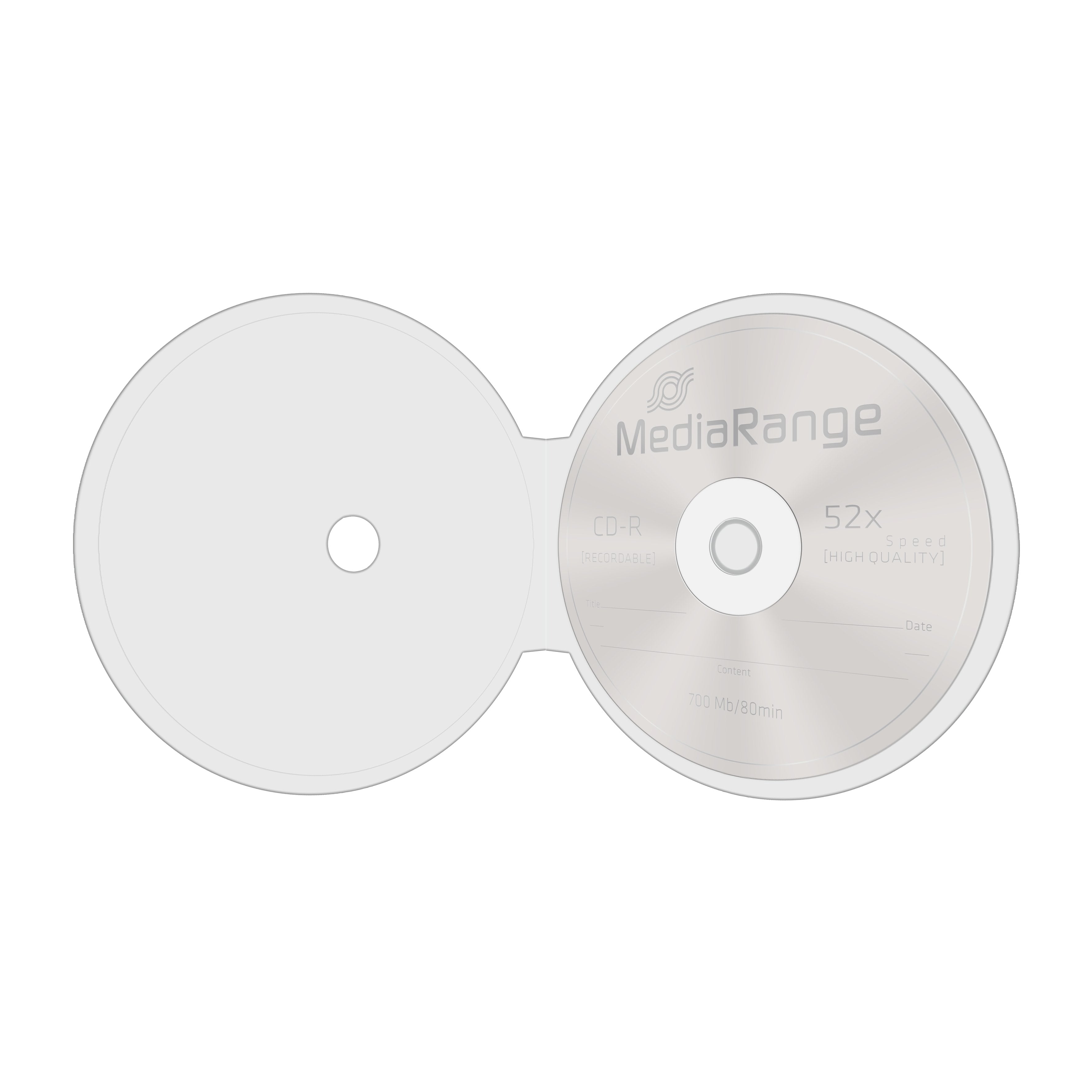 Mediarange Leerhülle Para 1 Dics Shellcase Transparentee