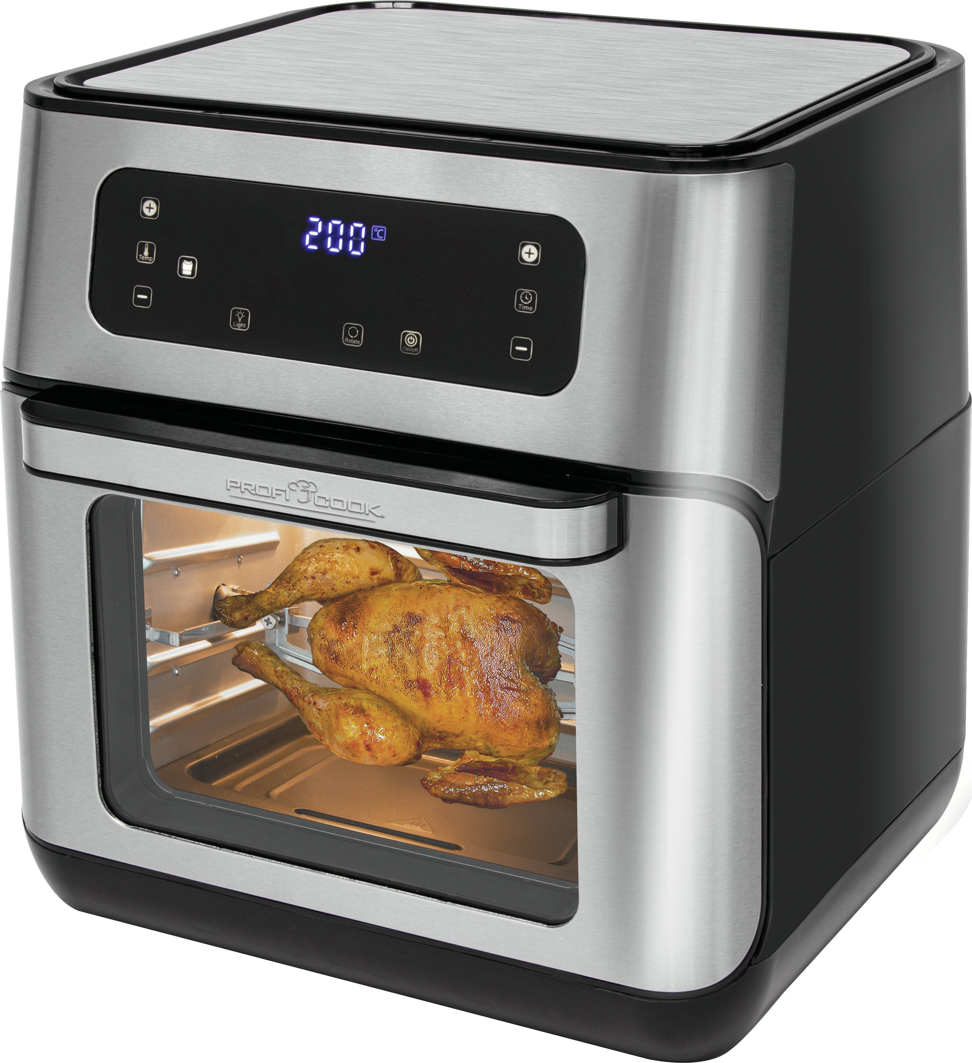 EAN 4006160312003 - ProfiCook PC-FR 1200 H Sencillo 11 L Independiente 1500 W Freidora de aire caliente Negro, Acero inoxidab imagen 6