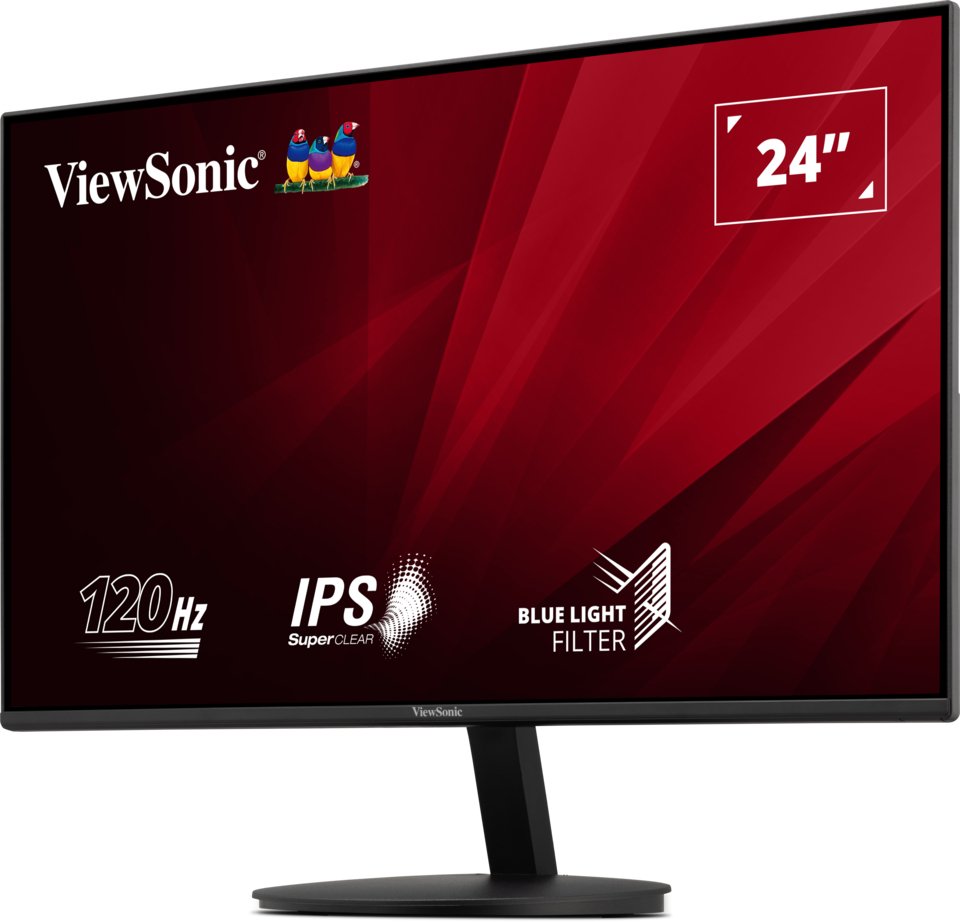 Monitor Viewsonic 24" Va24e1-H Fhd Ips Monitor Vga Hdmi 120hz