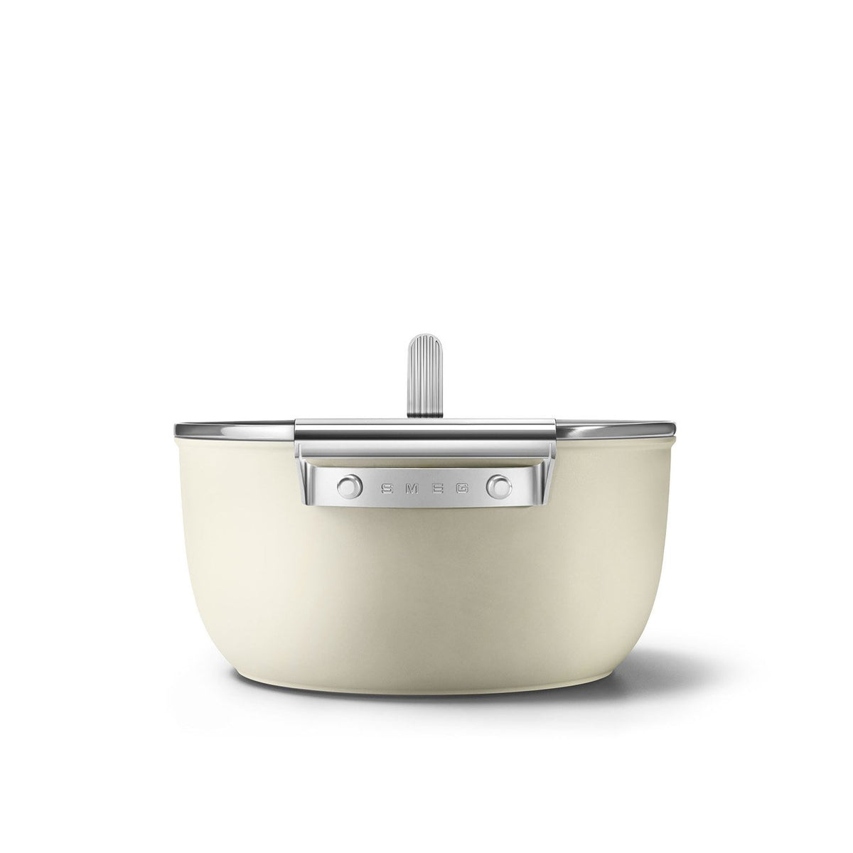 EAN 8017709355913 - Smeg CSF2412CRM batería de cocina Crema de color Aluminio, Acero inoxidable 5,4 L 24 cm imagen 3