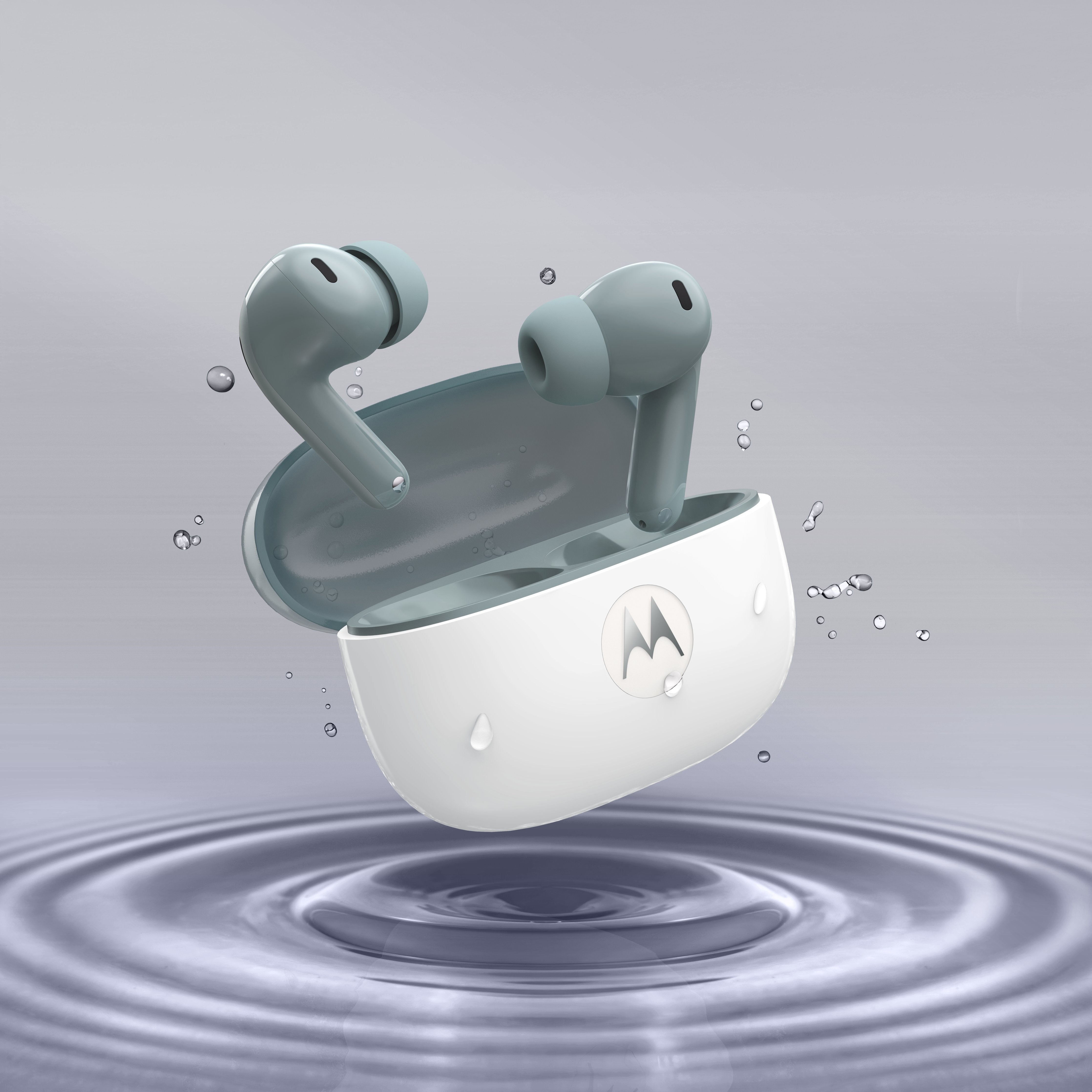 Auriculares Moto Buds 2 Gray Mist
