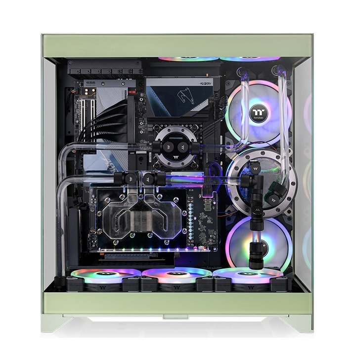 EAN 4711475647091 - Thermaltake CTE E550 TG Midi Tower Verde imagen 2