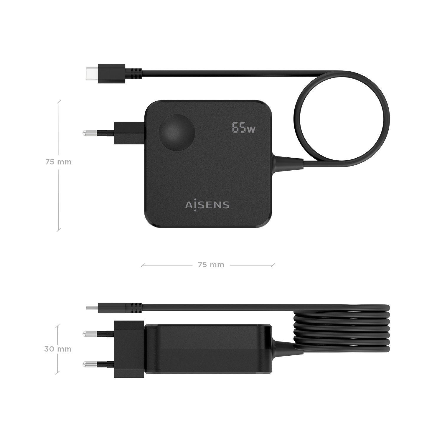 EAN 8435739904633 - AISENS ASCH-1PD65WL80-BK cargador de dispositivo móvil Smartphone, Teléfono móvil, Tableta, Consola de ju imagen 4
