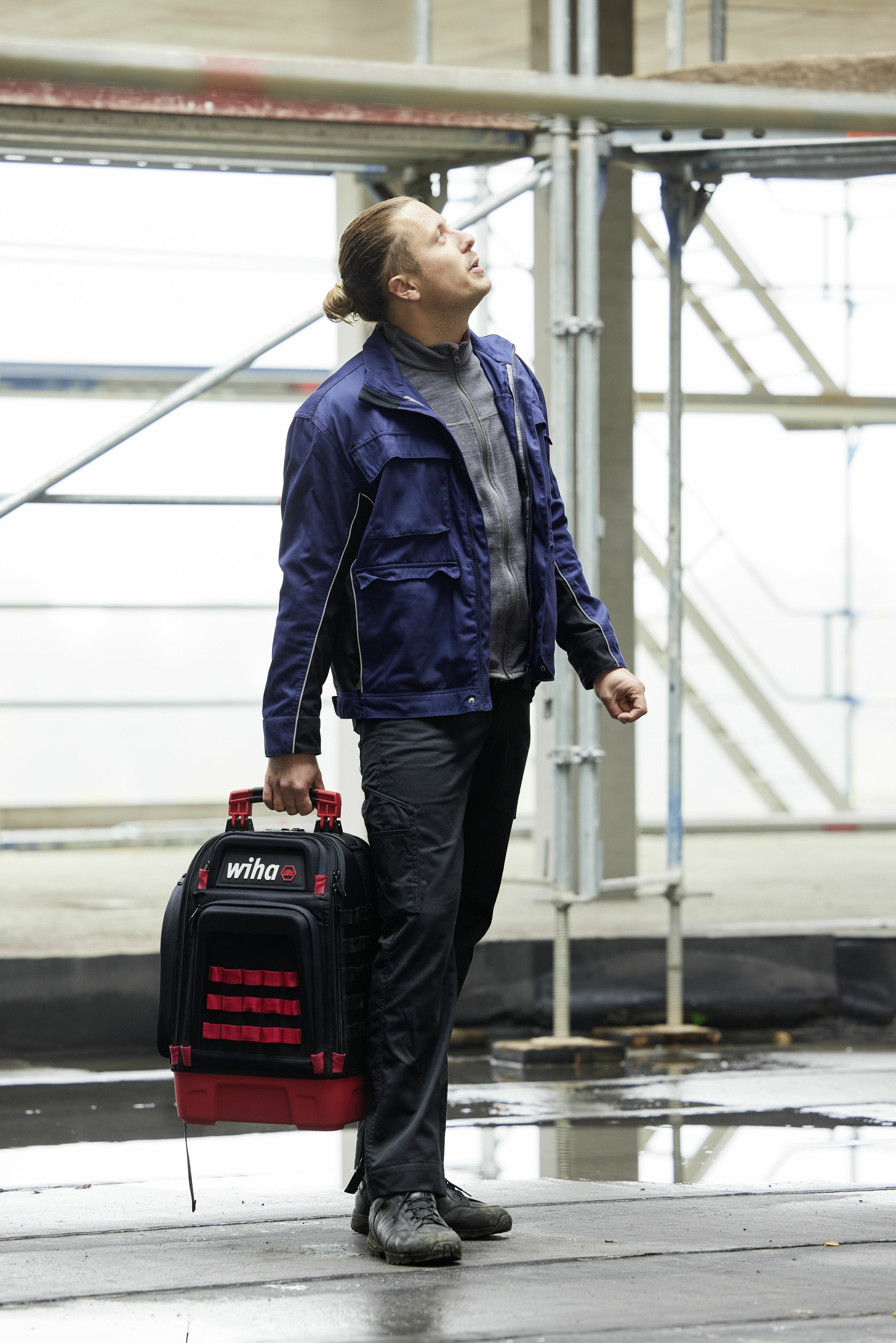 Mochila De Herramientas Wiha , Juego De Herramientas (Negro/Rojo, 43 Piezas, Con Mochila)