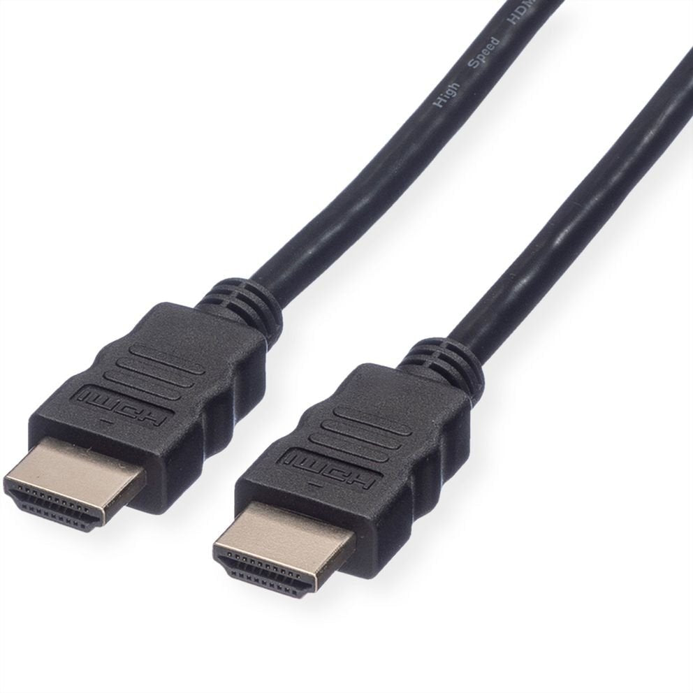 Roline Hdmi High Speed Cable Mit Ethernet Schwarz 10m