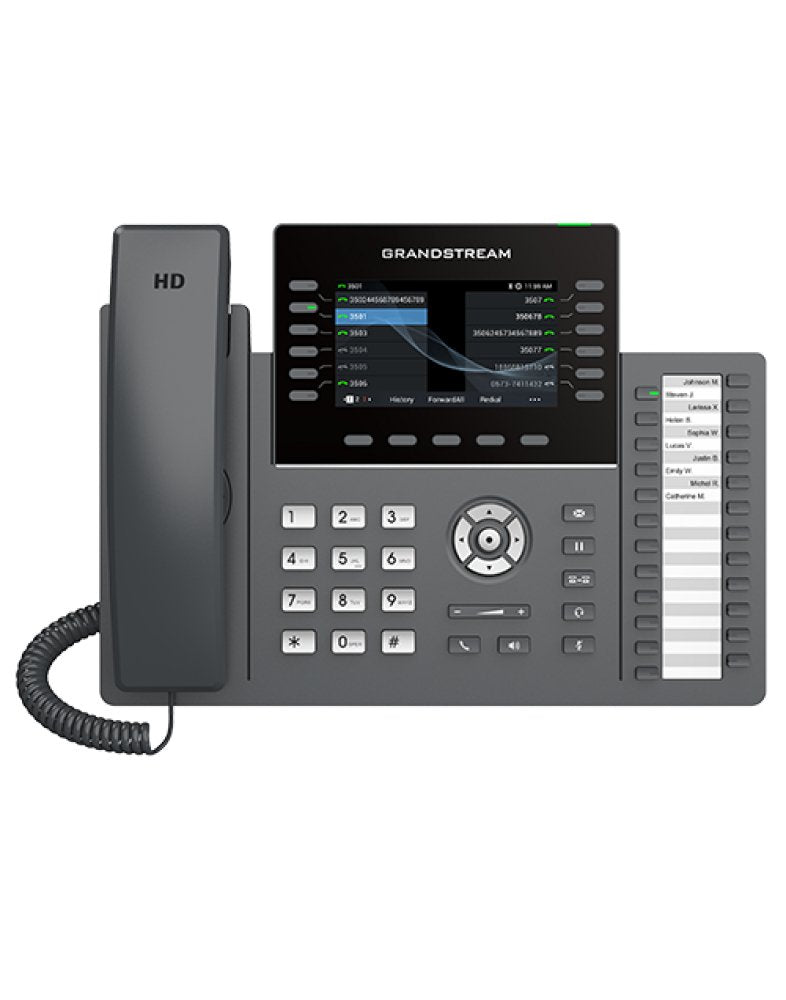 Grandstream Networks Grp2636 Teléfono Ip Negro 12 Líneas Lcd Wifi