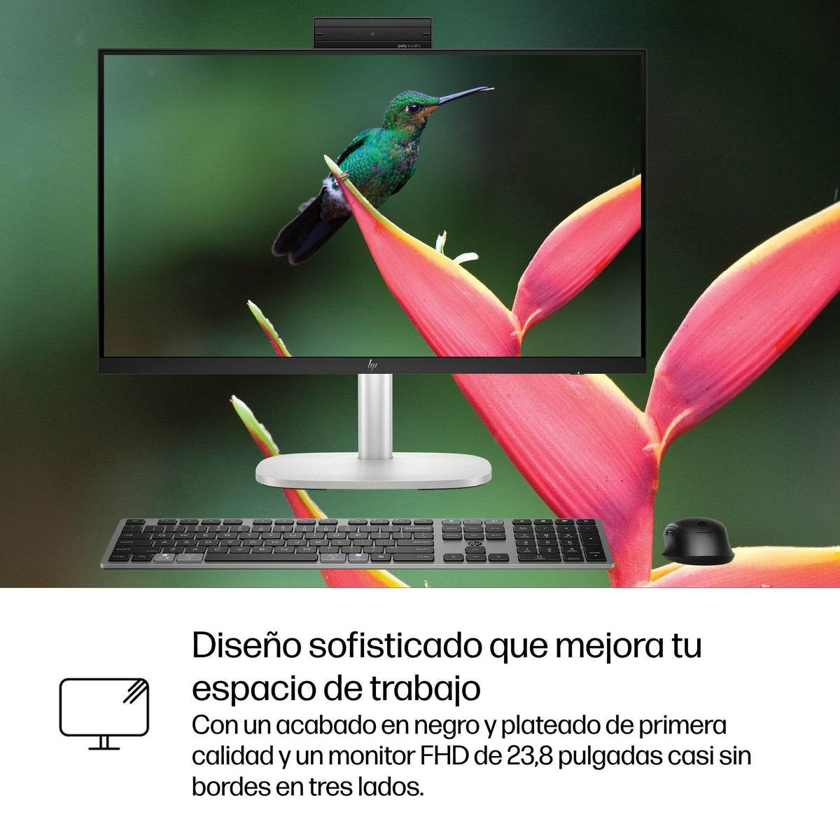 EAN 0821844980613 - HP EliteStudio 8 All-in-One G1i 23.8 inch Desktop AI PC Intel Core Ultra 5 60,5 cm (23.8") 1920 x 1080 Pi imagen 12