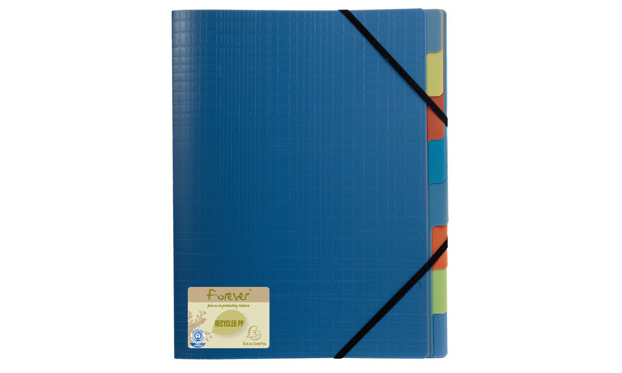 EAN 3130635525726 - Exacompta 552572E lengüeta de índice Polipropileno (PP) Azul imagen 1