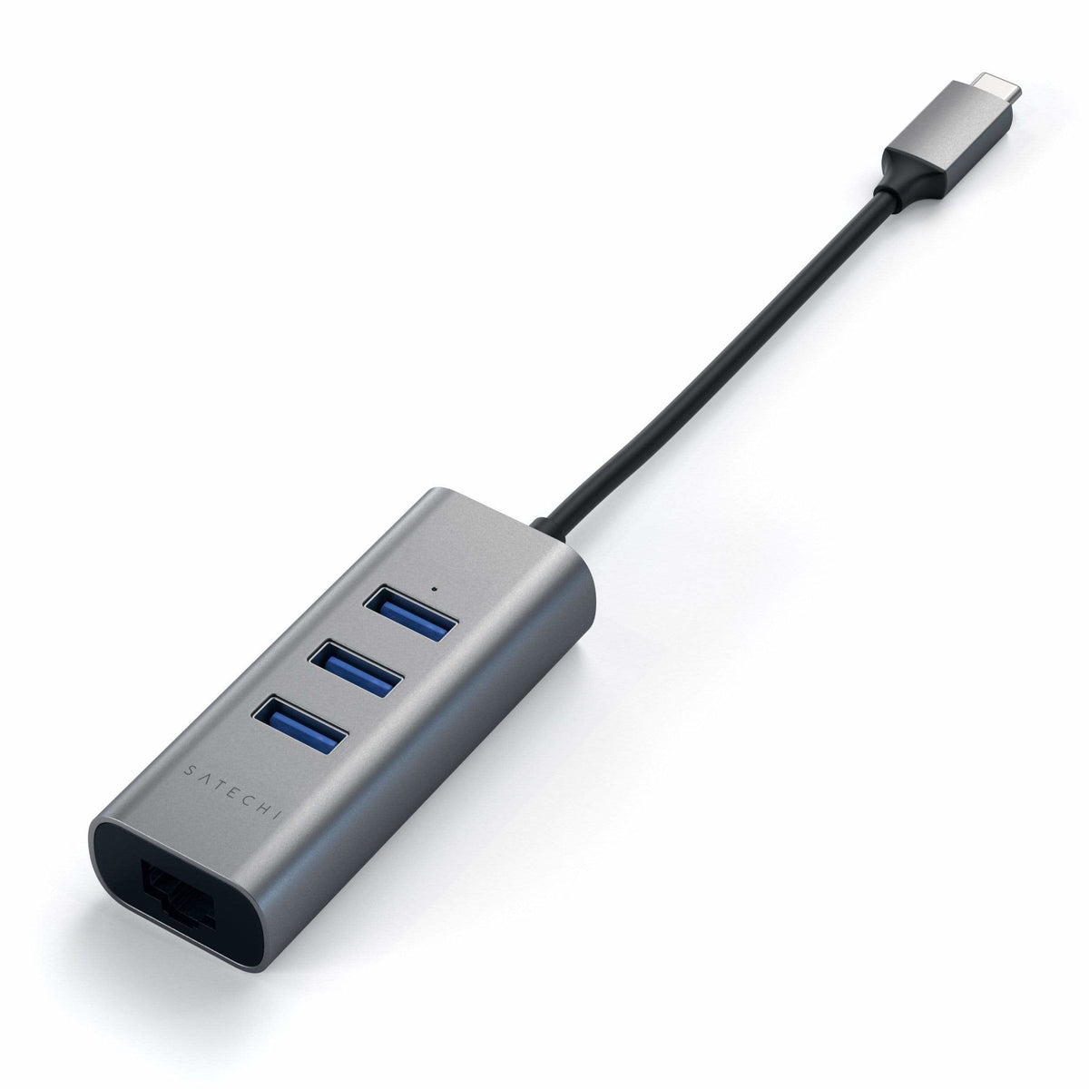 Satechi Type-C 2-In-1 3 Port Usb 3.0 Hub & Ethernet, 4 In 1, St-Tc2n1usb31am