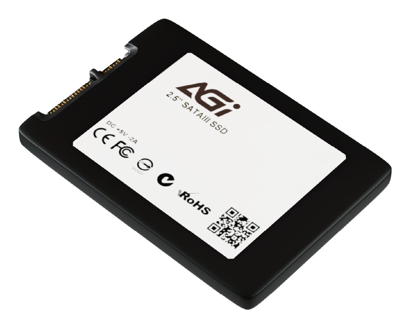 Ssd Agi Technology 256 Gb Serial Ata Iii Write Speed 510 Mb/S Read Speed 530 Mb/S Hanging Box 2.5" Mtbf 1500000 H Agi256g25ai238-Cb