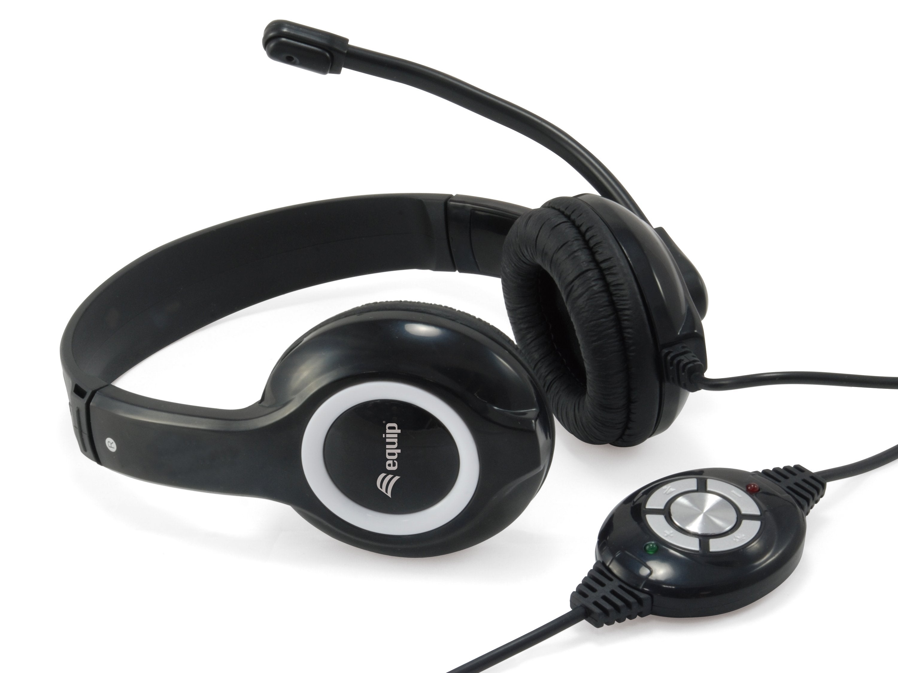 EAN 4015867208519 - Equip 245301 Auriculares Alámbrico Diadema Llamadas/Música USB tipo A Negro imagen 1