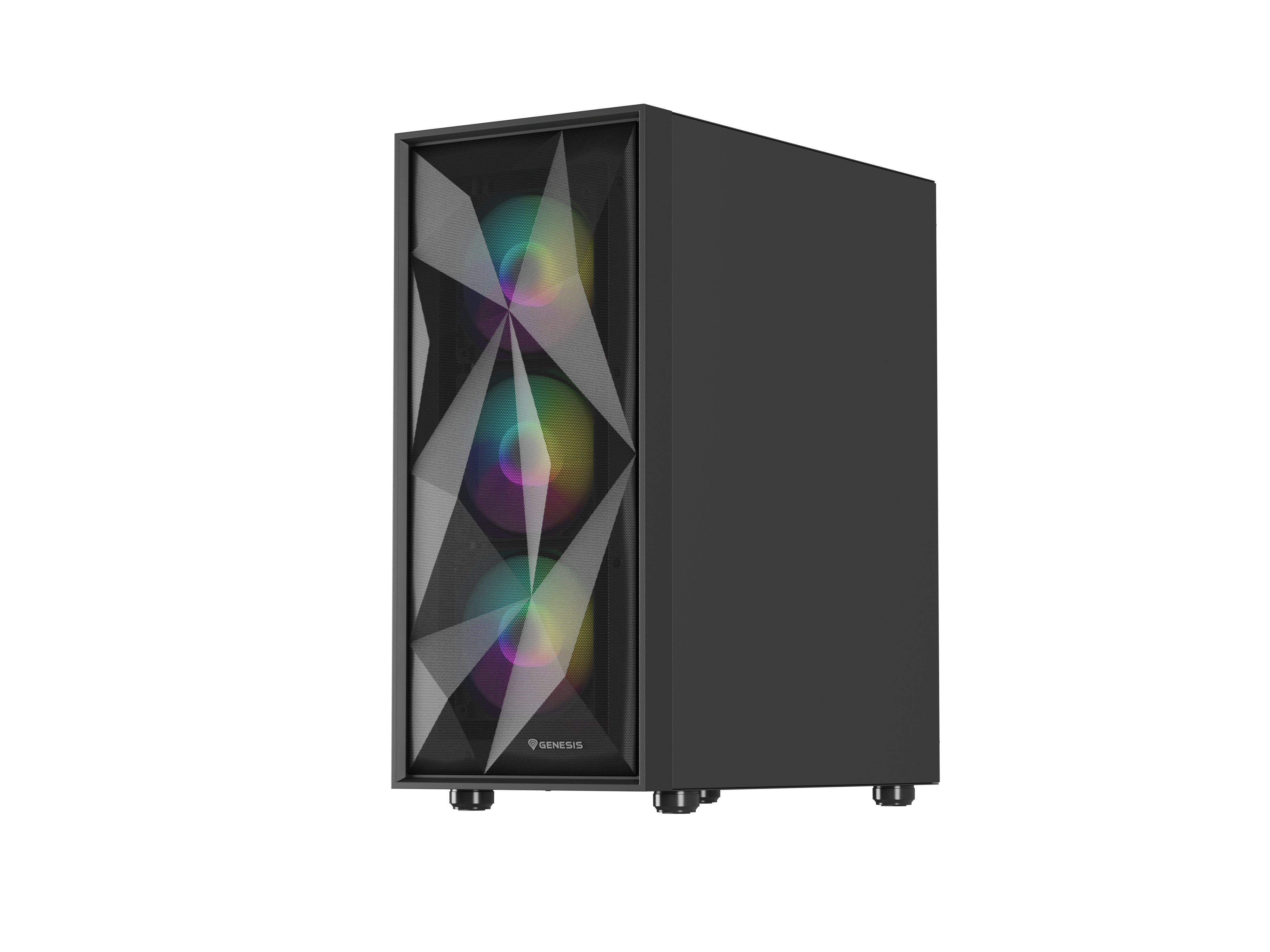 EAN 5901969444537 - GENESIS Diaxid 605 ARGB Midi Tower Negro imagen 7