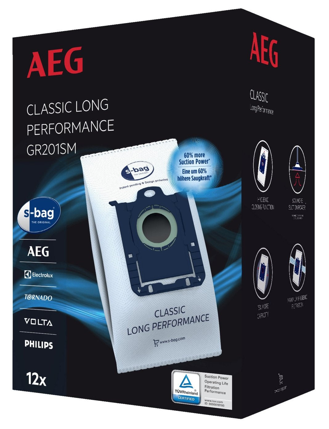 EAN 7319599031788 - AEG GR201SM Bolsa para el polvo Aspiradora cilíndrica imagen 3