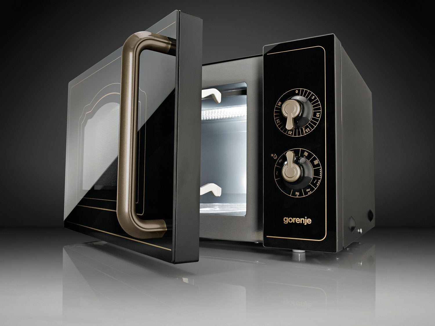 Gorenje Mo4250clb Encimera Microondas Con Grill 20 L 700 W Antracita