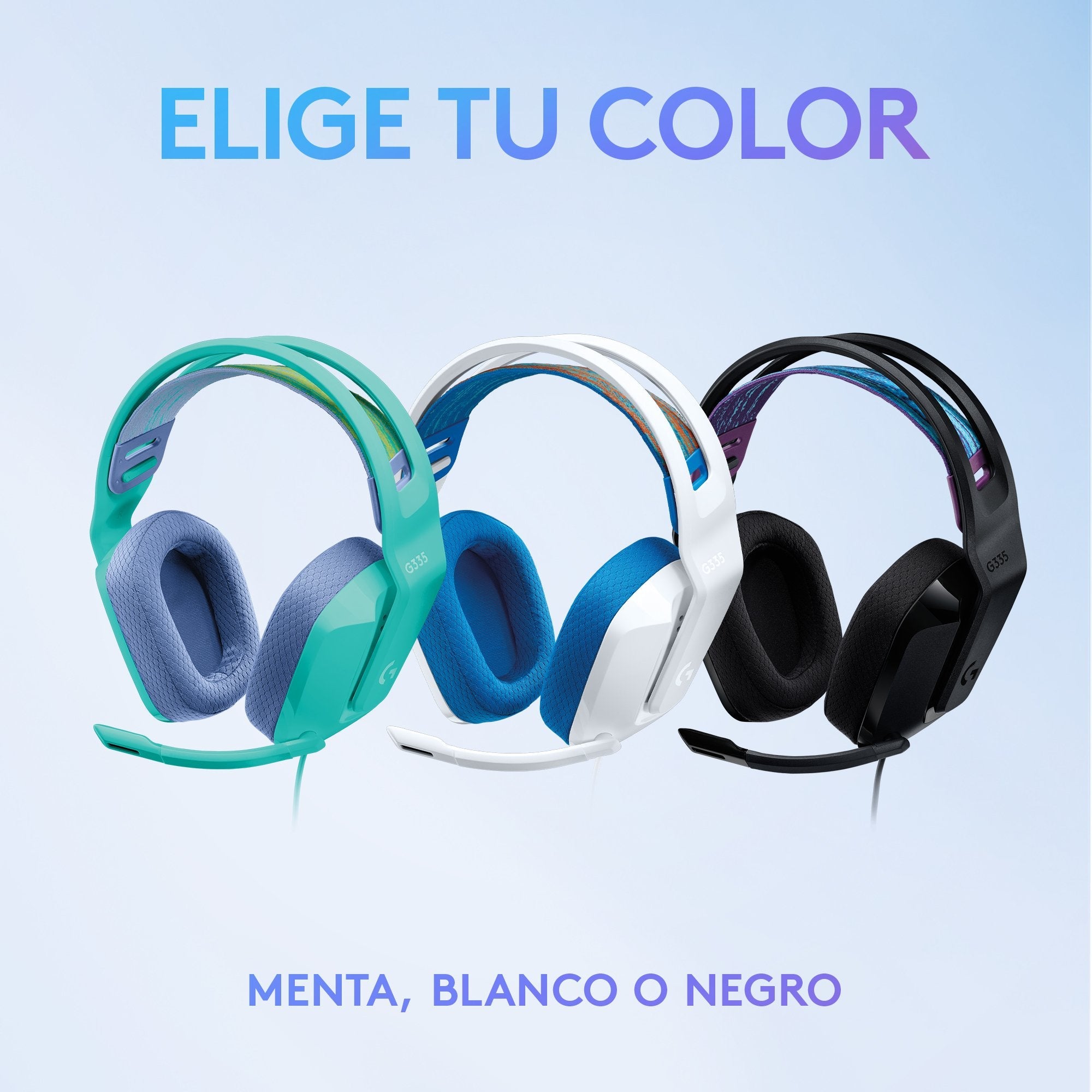 Logitech G335 Auriculares Con Micrófono Usb Blancos 981-001018