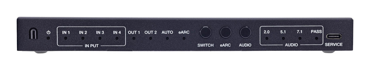Inline Video Switch, 4x1 , Hdmi 8k/60hz, 48gb/S, Audio Extraction