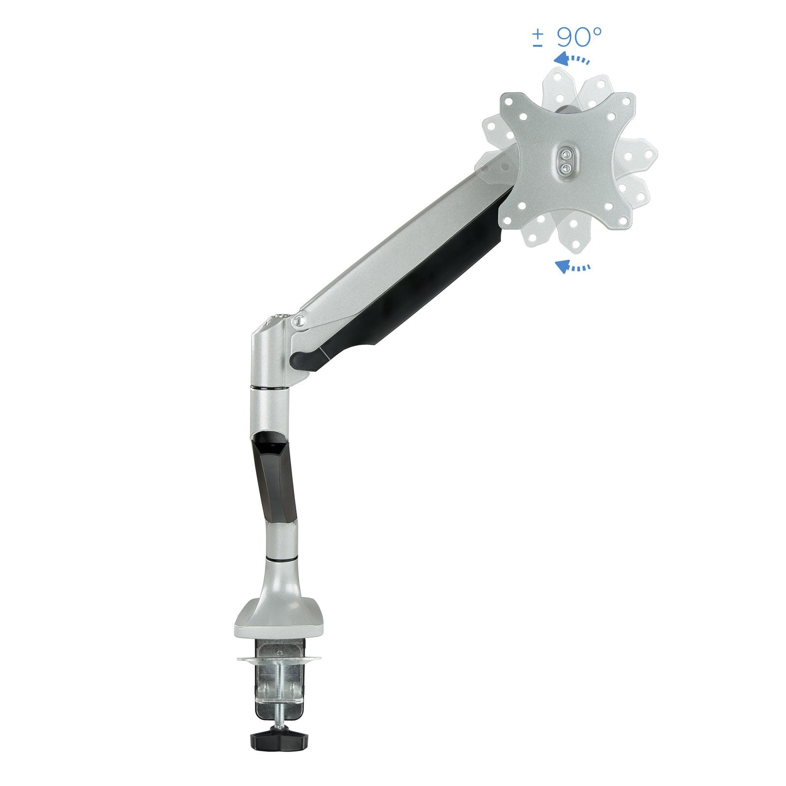 Tooq Soporte De Mesa Con Brazo Articulado Para Monitor De 13"-32" - Giratorio E Inclinable - Piston De Gas - Peso Max