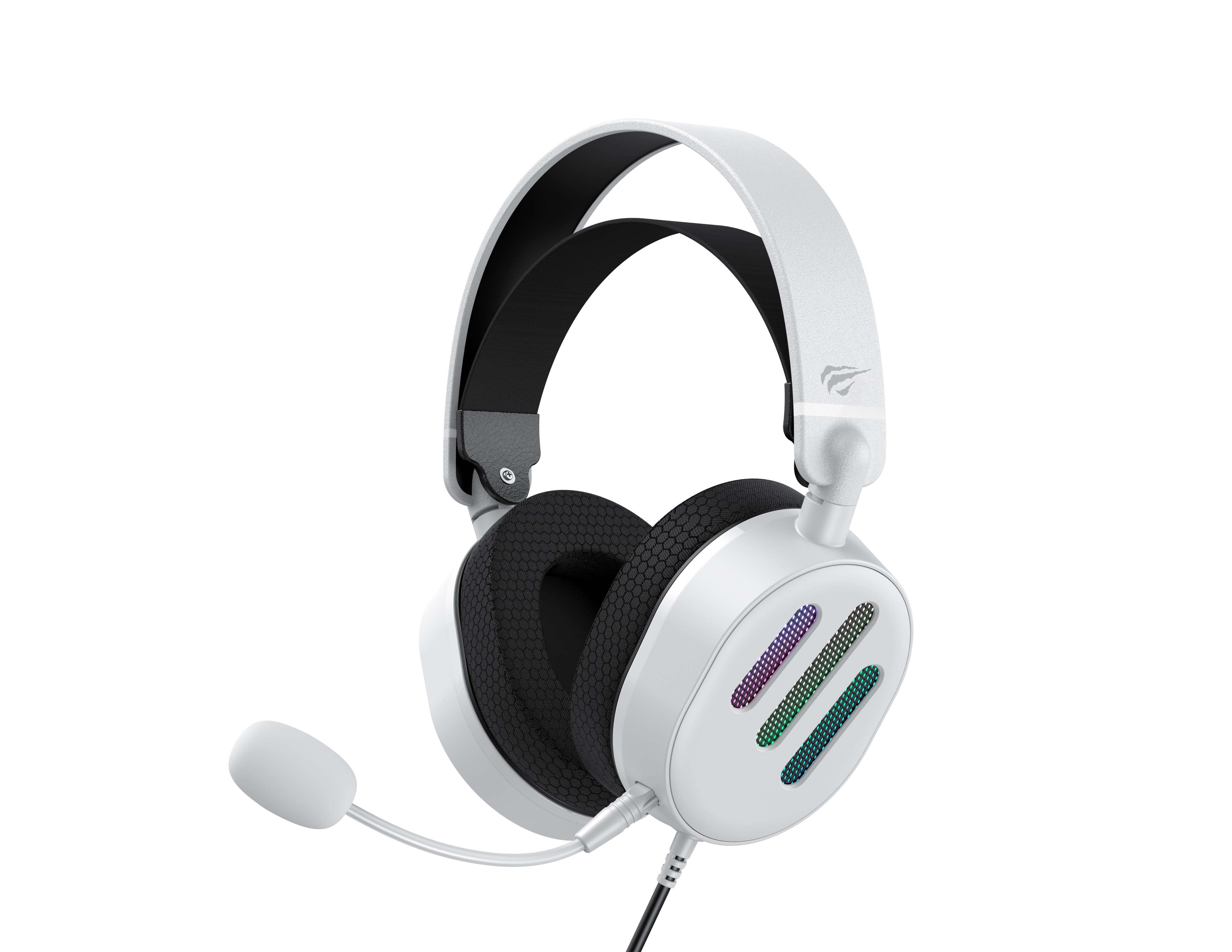 Auriculares Para Juegos Havit H2038u (Blanco/Negro)