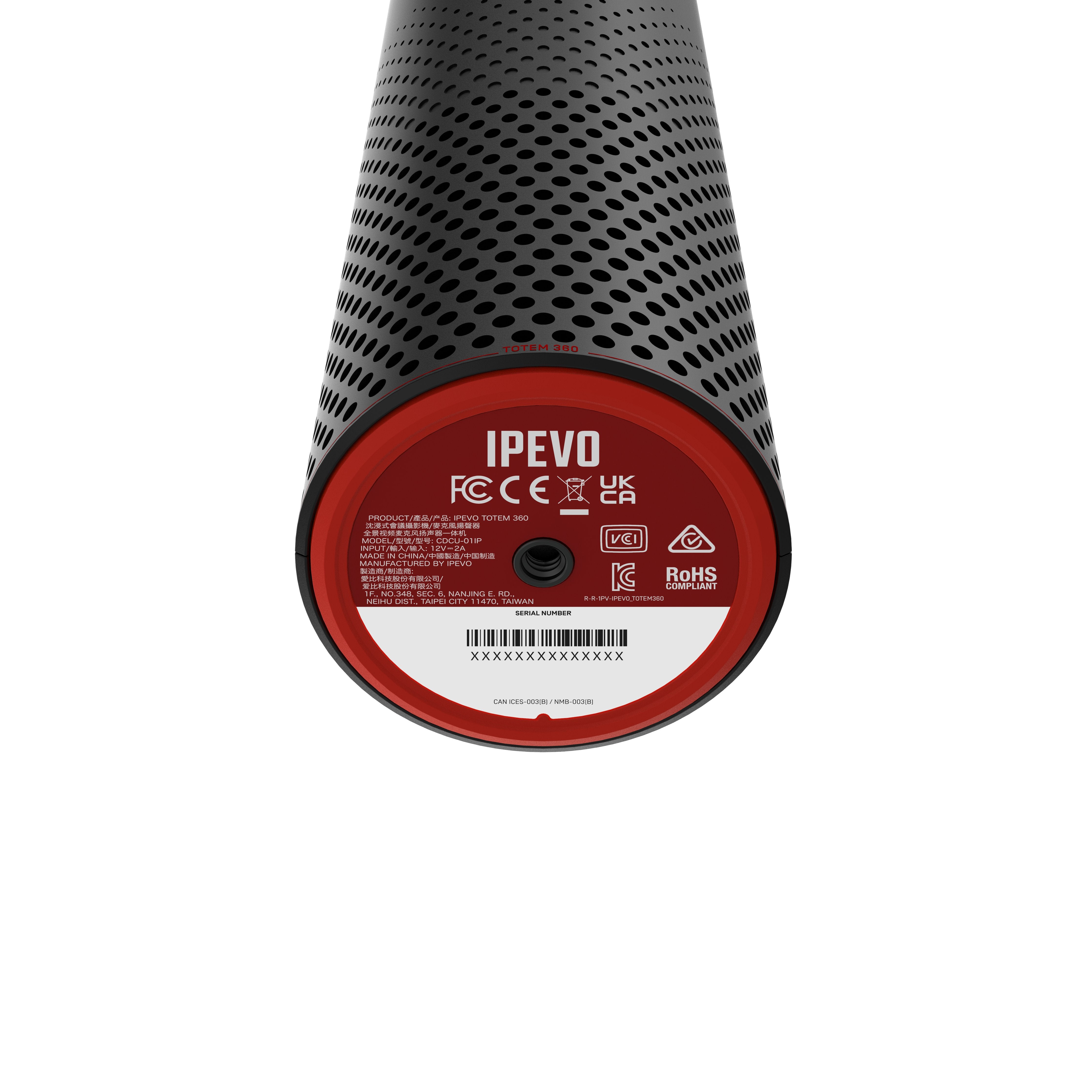 EAN 4712098412110 - IPEVO Totem 360 Negro 4992 x 928 Pixeles 30 pps imagen 2