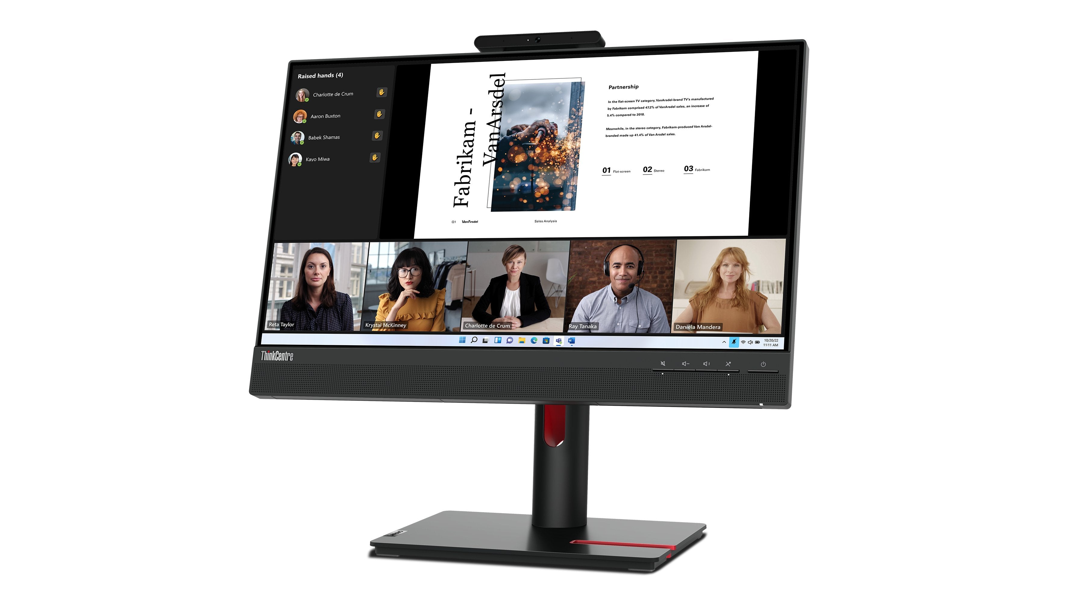 EAN 0196804767239 - Lenovo ThinkCentre TIO-22 Gen5 pantalla para PC 54,6 cm (21.5") 1920 x 1080 Pixeles Full HD LED Pantalla imagen 12