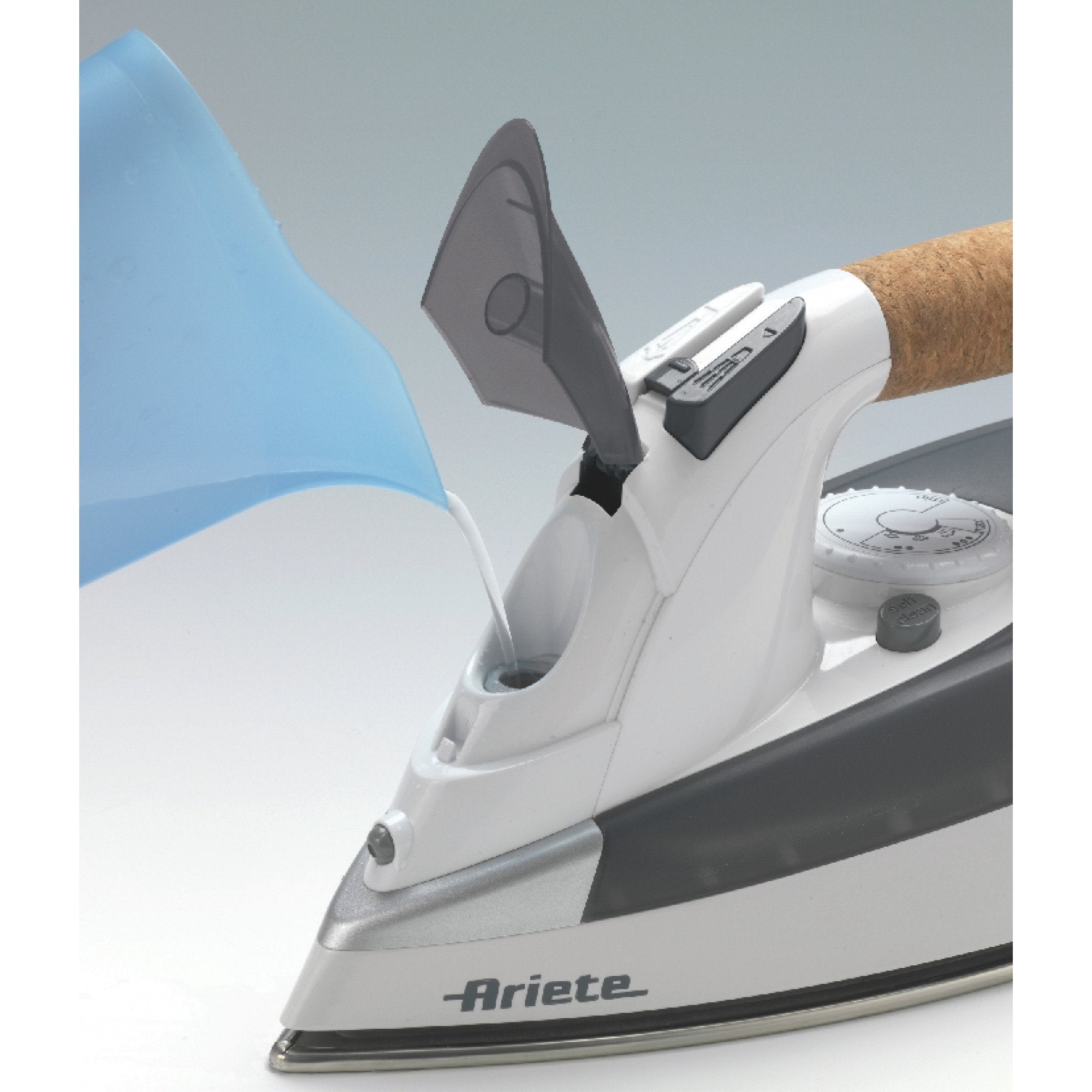 EAN 8003705110182 - Ariete 6232/00 Plancha a vapor Suela de acero inoxidable 2200 W Gris, Blanco imagen 4