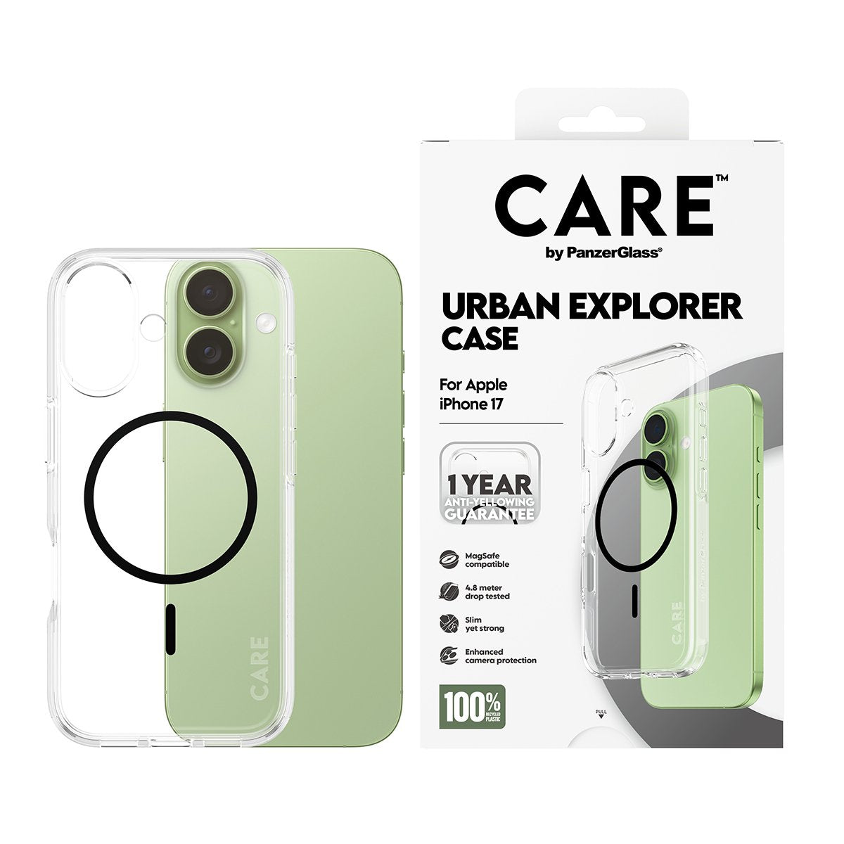 Panzerglass Care By Flagship Case Transpare