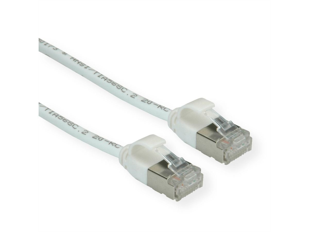 Roline U Ftp Datacenter Cable De Red Cat.6a (Class Ea), Lsoh, Slim, Wei, 0,15 M