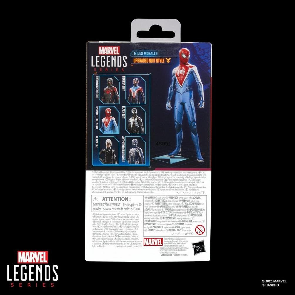 Figura Hasbro Marvel Legends Series Spider Man 2 Miles Morales (Upgraded Suit Style)