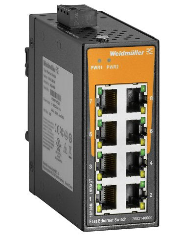 Wei Ie-Sw-El08-8tx Netzwerk Switch, Unmanaged Fast Ethernet Anzahl Ports: 8x Rj4