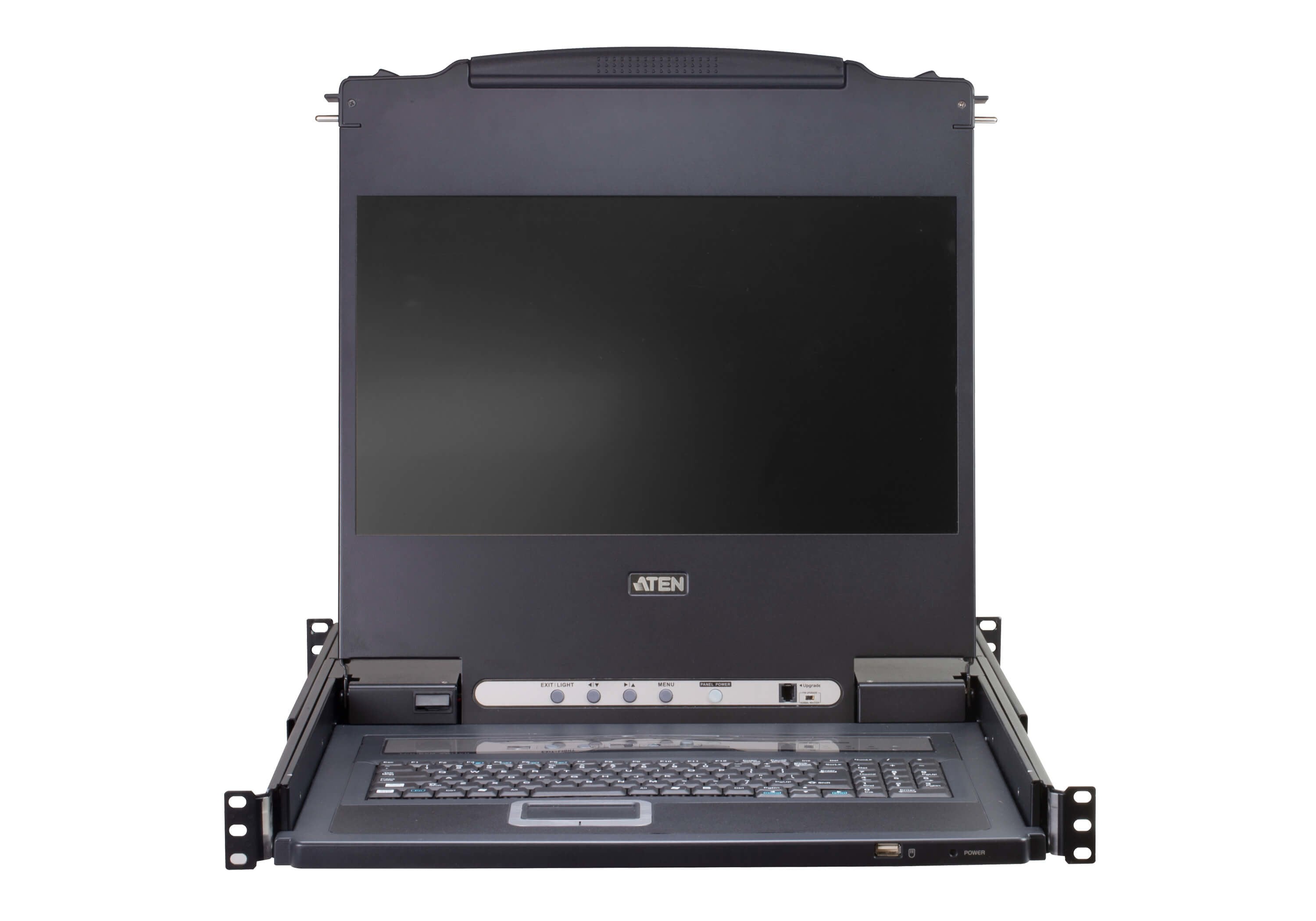 Aten Cl5708mw 43cm Wide Lcd Kvm Switch, Usb-Ps 2,Vga, 8 Port, Ch-Layout