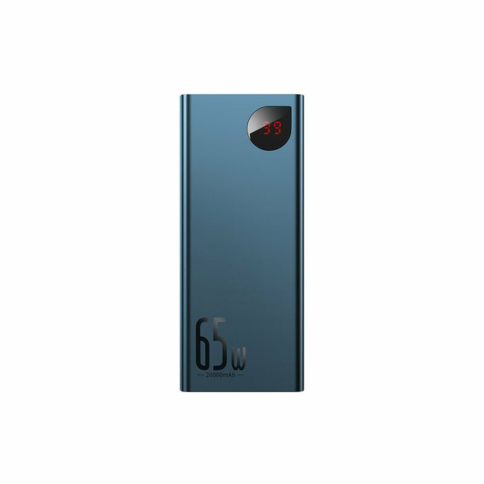 Powerbank Baseus Adaman Metal 20000mah, Pd, Qc 3.0, 65w, 2xusb + Usb-C + Micro Usb, (Niebieski)